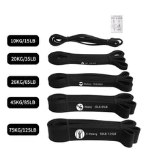 Lade das Bild in den Galerie-Viewer, Widerstandsbänder - Loop Bands schwarz