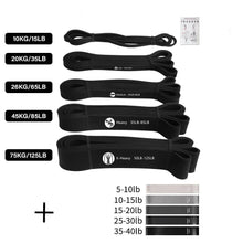 Lade das Bild in den Galerie-Viewer, Widerstandsbänder - Loop Bands schwarz