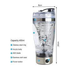 Lade das Bild in den Galerie-Viewer, Elektrischer Protein Mixer Flasche 450/600/650ml
